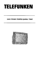 Telefunken TX-807-Service-Manual